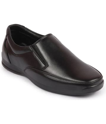 Fausto Brown Men's Slip On Formal Shoes