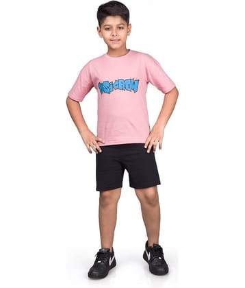 Billyball Pack of 1 Boys Cotton T-Shirt & Shorts Set ( Multicolor 10 )