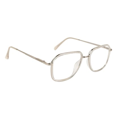 TERRY & CO Zero Power Blue Cut Eyeglasses | Metal Frame | Medium Size | Anti-Reflective, UV Protection, Lightweight | Spring Hinges | Unisex