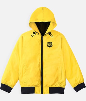 Trampoline - Yellow Polyester Boys Casual Jacket ( Pack of 1 )