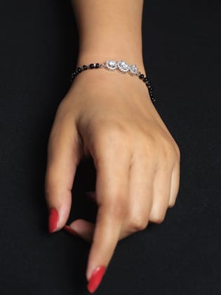 Triple Halo Brilliance Bracelet | 925 Silver-925 Pure Silver