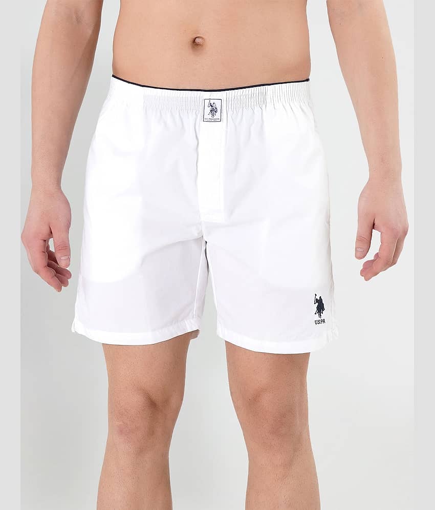 U.S. Polo Assn. Red Cotton Men's Shorts ( Pack of 1 )