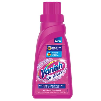 Vanish 800 ml , All In One Instant Stain Remover | Removes Tough Stains & Brightens Colours | Detergent Add On | Suitable with all Washing Detergent Powders and Liquids