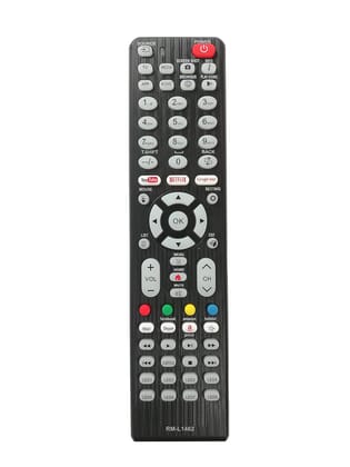 LipiWorld RM-L1462 LCD Smart TV Universal Remote Control with Netflix Hotstar YouTube Function Compatible for All Non Branded/Local/Chinese LED LCD