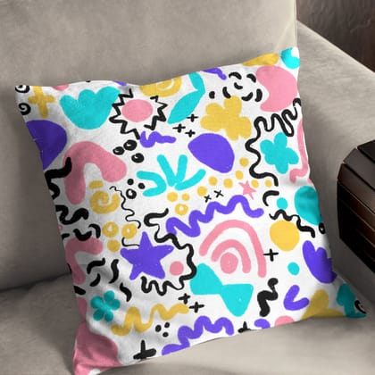 Vibe with the Tribe Cushion-Velvet Cushion / 16x16 / without