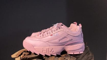 FILA Disruptor II Premium Patent - Chalk Pink-Euro 41
