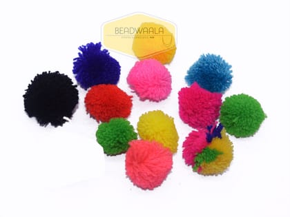 Pompom  Soft Pom Pom Balls Toys Craft Wedding Home Decoration use for jewelry making, JBPB-012 (Per Packet of 100 Pcs)