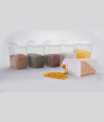 Analog kitchenware Grocery,Dal,Tea Polyproplene Food Container Set of 6 1700 mL