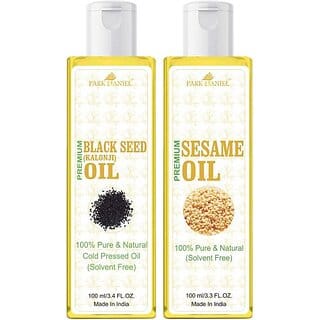 PARK DANIEL Blackseed Oil &amp; Sesame Oil Combo Pack Of 2 bottle of 100 ml(200 ml) (200 ml)