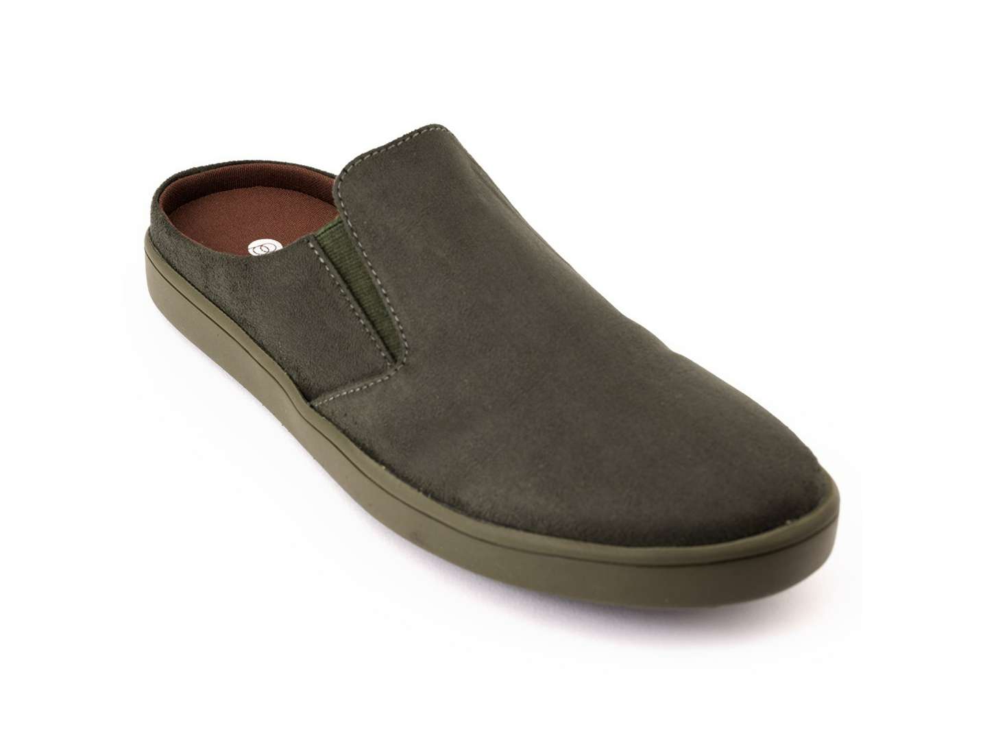 Paaduks Nest Mules Vegan Suede Green Men Slip-ons - UK 6