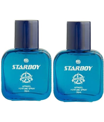 JD INTERNATIONAL STAR BOY BLUE Apparel Perfume For Men & Women Perfume 30 ml (Pack of 2)