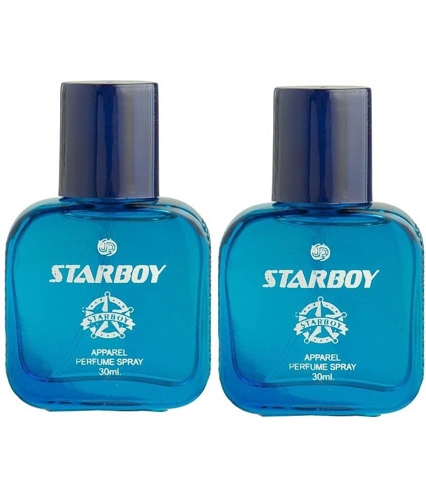 JD INTERNATIONAL STAR BOY BLUE Apparel Perfume For Men & Women Perfume 30 ml (Pack of 2)