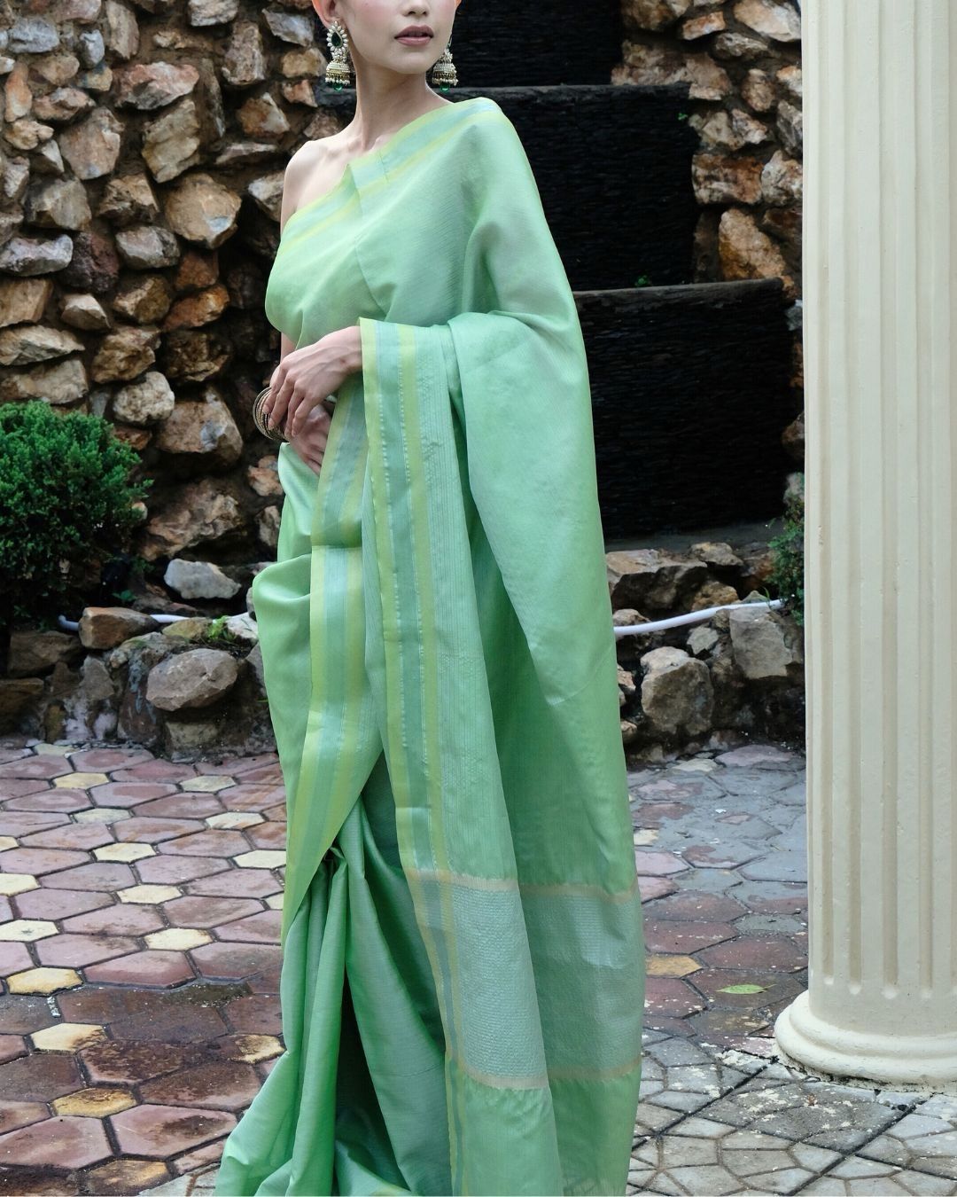 Tissue Banarasi silk saree