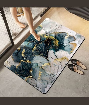 mahek accessories Set of 1 Anti-skid Rubber Door Mat ( 40 X 60 cm ) Assorted