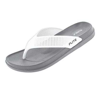 Flite FL390 Dark Grey White G No 8 Mens Slipper