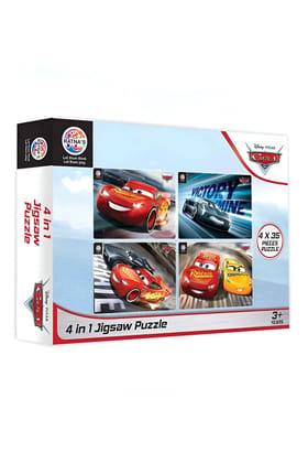4 In 1 Car Jigsaw Puzzles For Kids