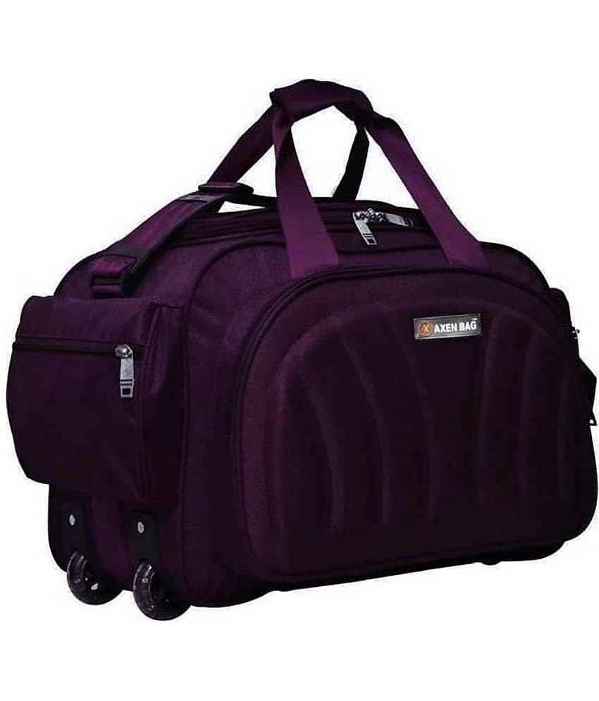AXEN BAGS 60 Ltrs Maroon Polyester Duffle Bag