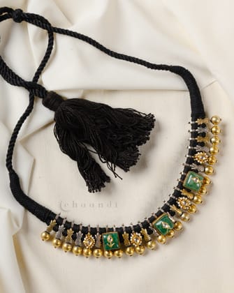 Gold Polish Silver Necklace CHN1756