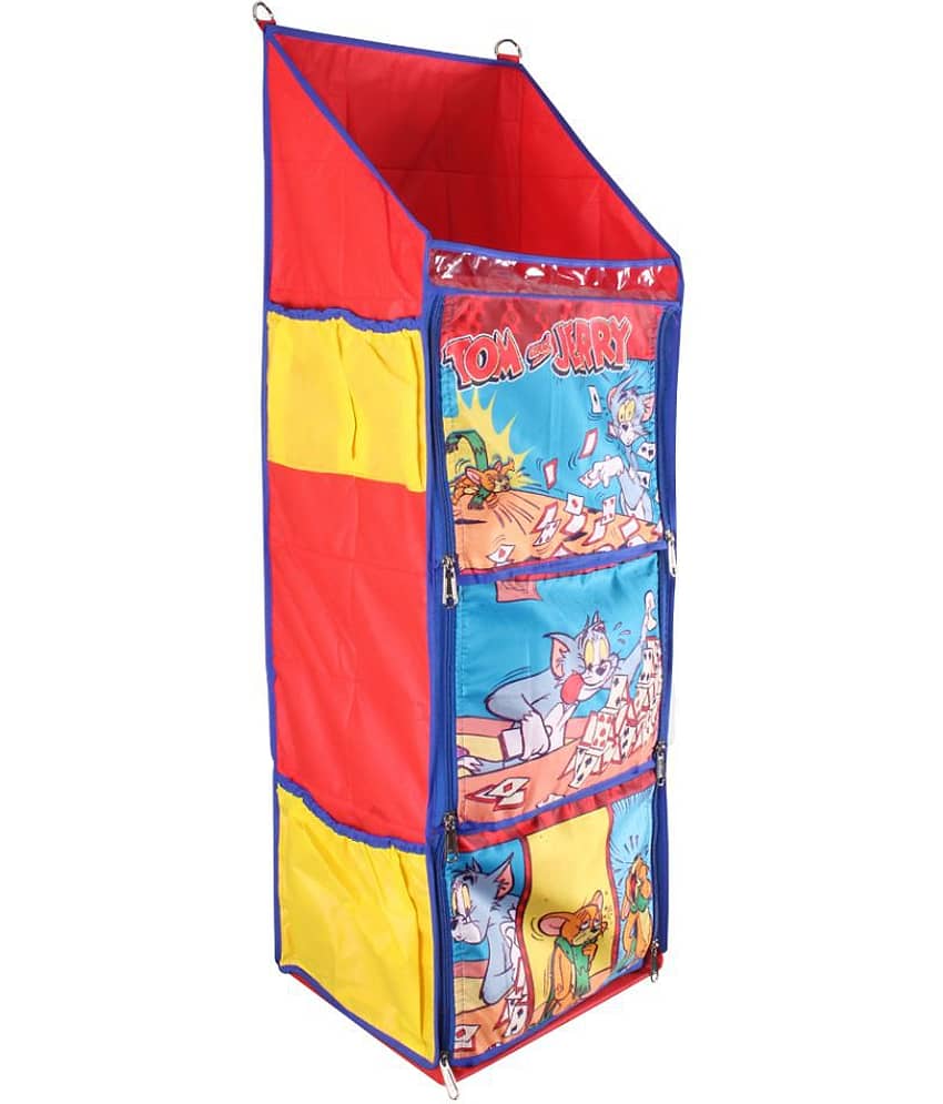 PrettyKrafts Fun Hanging Rack with Folding Wall Hanging Shelves,