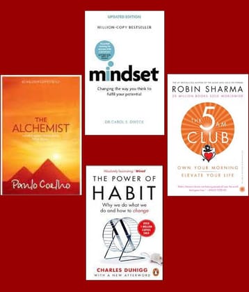 The Alchemist + 5 Am Club + The Power of Habits + Mindset