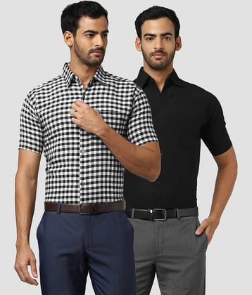 DESHBANDHU DBK Cotton Multicolor Shirt Pack of 2