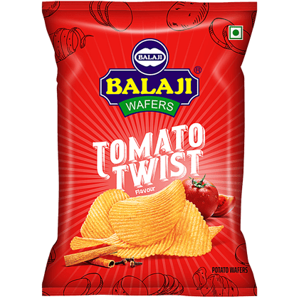 Balaji Wafers - Tomato Twist, 35G Pouch