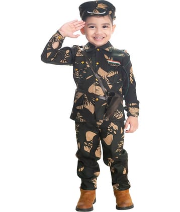 s muktar garments - Green Cotton Blend Boys Professional Costume ( Pack of 1 )