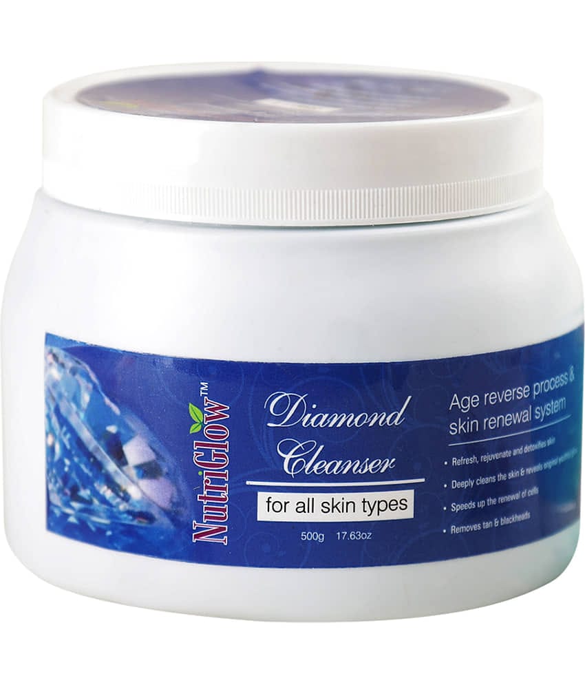 NutriGlow Diamond Cleanser For Skin Renewal System, All Skin Type, 500gm