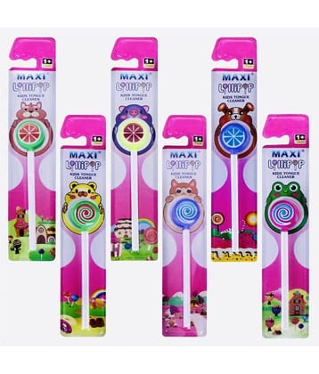MAXI Lollipop Tongue Cleaner (Pack of 6)