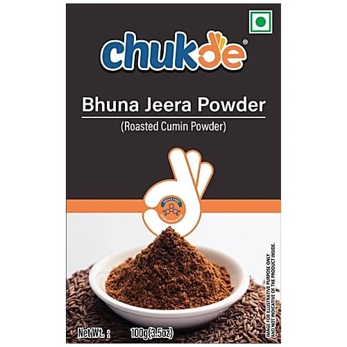 Chukde Roasted Cumin Powder/ Bhuna Jeera - Enhances Flavour, 100 g Pouch