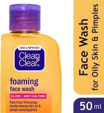 CLEAN-CLEAR FOAMING F.WASH 50ML
