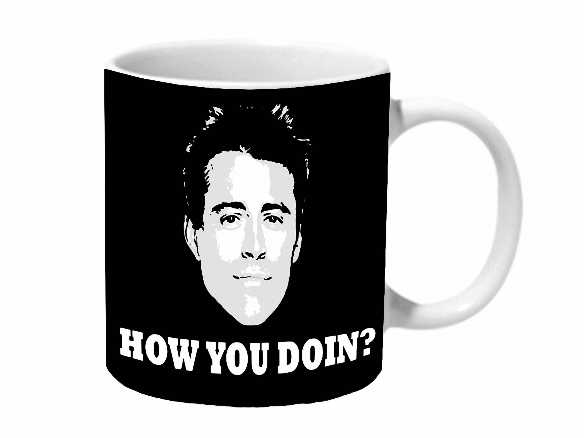 Multicolor Friends Joey How You Doin Blue And Typo Ceramic Mug