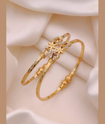 Shivay Fashion Gold Bangle ( Pack of 1 )