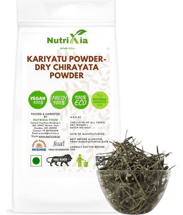 Nutrixia Food Kariyatu Powder-dry Chirayata Powder  Powder 480 gm