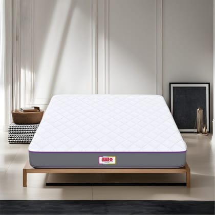 Usha Shriram 7-Zone With Posture Contour Tech 4 inch Queen High Resilience (HR) Foam Mattress  (L x W: 72 inch x 60 inch)
