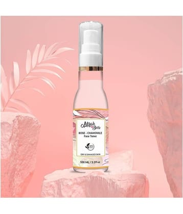 Mirah Belle Organic and Natural Dry Skin Face Toner - Rose - Paraben Free Astringent 100 mL
