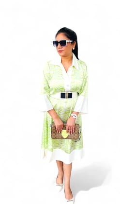 Animal Tropical Print Summer Dress