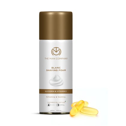 Blanc Shaving Foam | Glycerin & Vitamin E (400g) Blanc Shaving Foam | Glycerin & Vitamin E (400g) - 400g Shaving Foam at