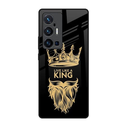 King Life Glass Case For Vivo X70 Pro Plus