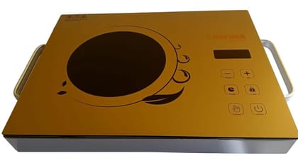 Hafner Infrared Cooktop Beta + | Environment-Friendly Infrared Technology | 7 Preset Cooking Options | Digital Function with LED Display | Auto Shut-off Feature for Overheating Protection(Golden) Hafner Infrared Cooktop Beta + | Environment-Friendly Infr