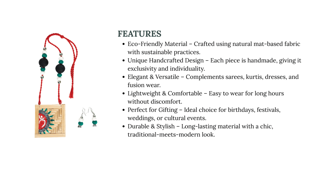 Mat Jewellery 1 piece each