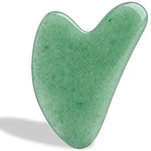 Sahajhast Gua Sha Facial Tool Green Aventurine Gua Sha Stone for Face Lifting Acupressure Lymphatic Drainage & Anti-Aging(Jade Gua Sha) Sahajhast Gua Sha Facial Tool Green Aventurine Gua Sha Stone for Face Lifting Acupressure Lymphatic Drainage & Anti-Aging(Jade Gua Sha)