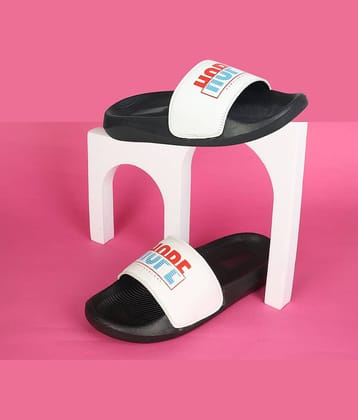 PERY PAO White Men's Slide Flip Flop