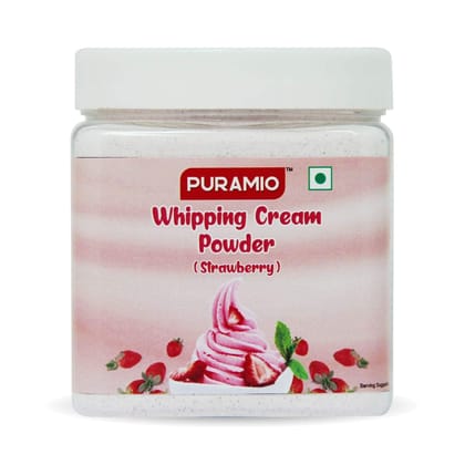 Puramio Whipping Cream Powder (Strawberry), 700 gm Puramio Whipping Cream Powder (Strawberry), 700 gm