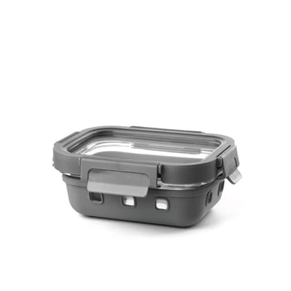 Borosil Klip Plus Airtight Glass Food Storage Containers with Locking Lids, Leakproof and BPA-Free, Perfect for Meal Prep and Leftovers