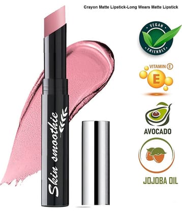SKIN SMOOTHIE Coral Matte Lipstick 2.5 G
