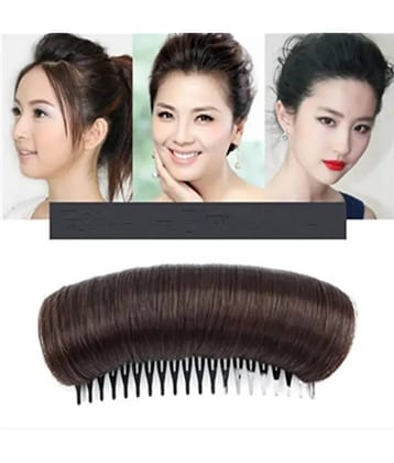 RITZKART Brown Hair Puff ( Pack of 1 )