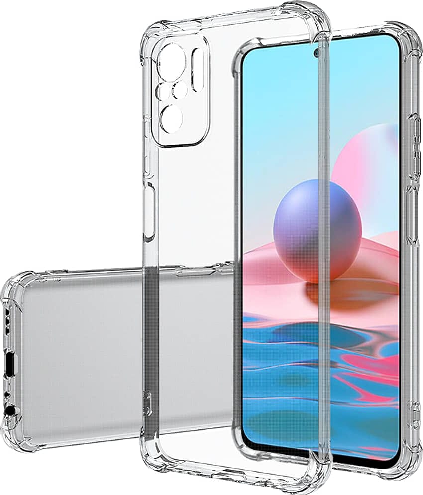 Spectacular Ace Transparent Plain Cases For Xiaomi Redmi Note 10 Pro -