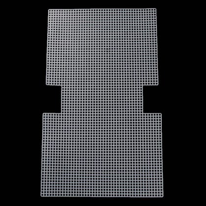 Embroidery Canvas Mesh Plastic Sheets 11.5x17 Inch (1 Piece) Hole 4x4mm For Bag Purse Bottom Side Padding Rectangle White For DIY Knitting Crafts-1 Piece