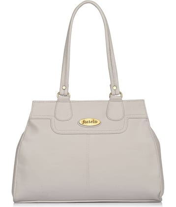 Fostelo - Grey PU Shoulder Bag